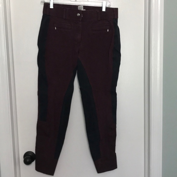 Dover Saddlery Other - Dover maroon/black knee patch breech